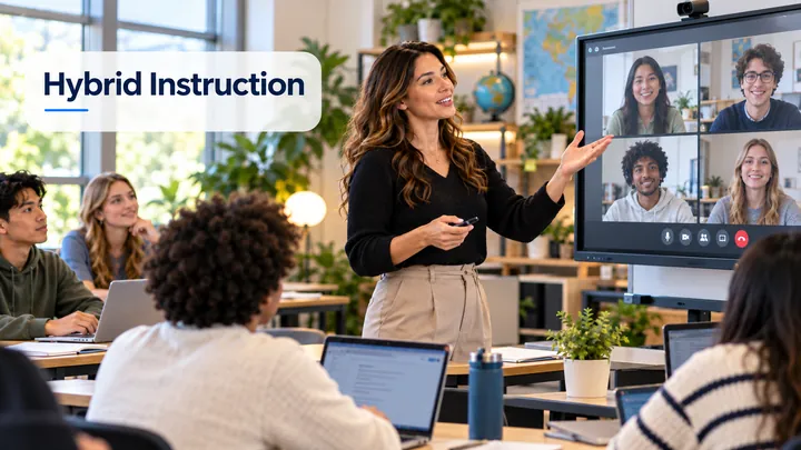 Hybrid Instruction
